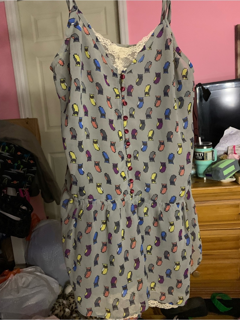 Forever 21 Owl Tank 2 in 1